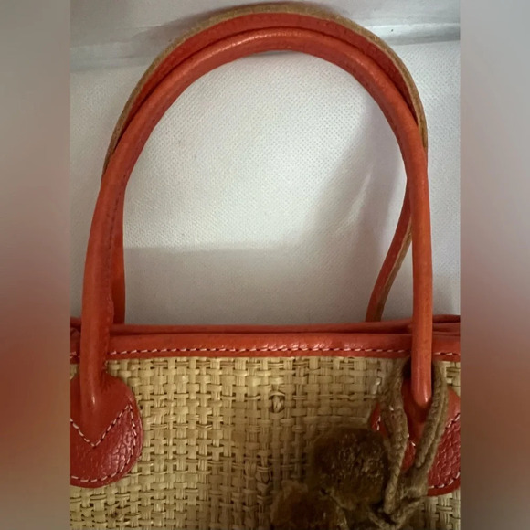 J. MCLAUGHLIN | ladies small, grasscloth purse - Picture 16 of 16